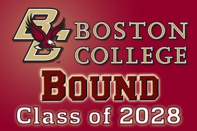 Boston College Bound Lawn Sign
