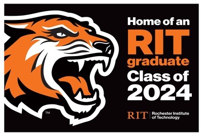RIT Home of Graduate Lawn Sign