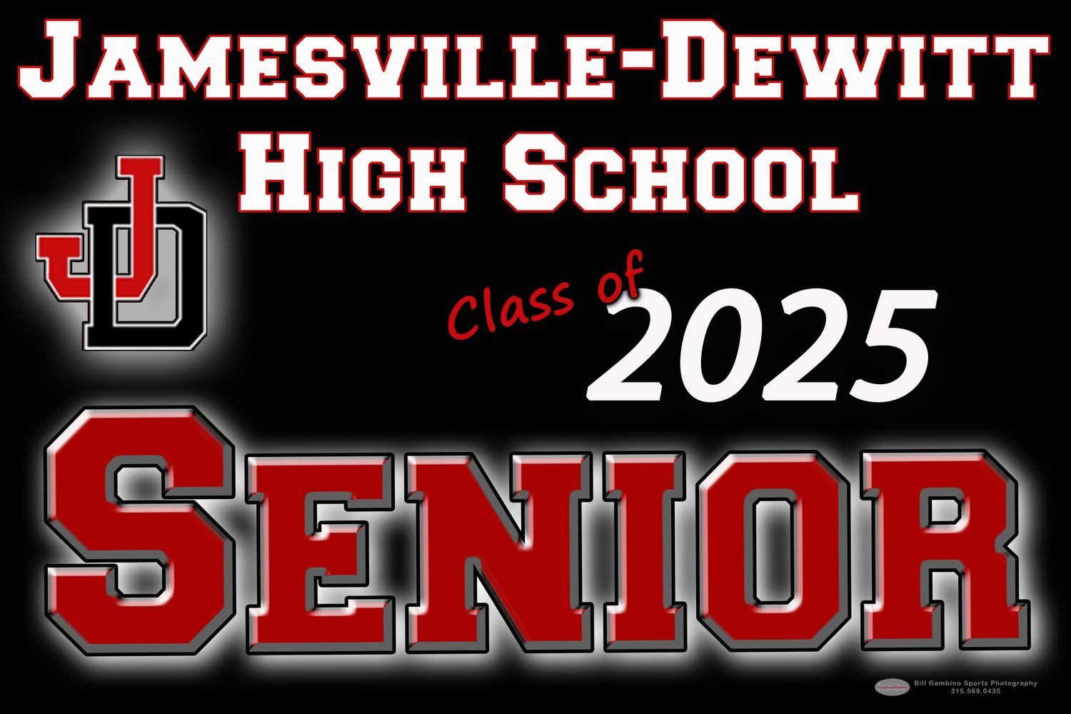 Jamesville-DeWitt Senior Lawn Sign