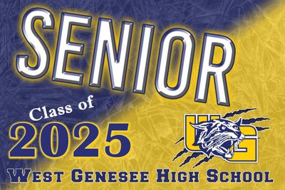 West Genesee Senior Lawn Sign