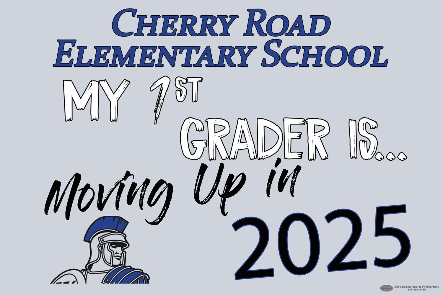 Cherry Road Elementary Moving Up Lawn Sign