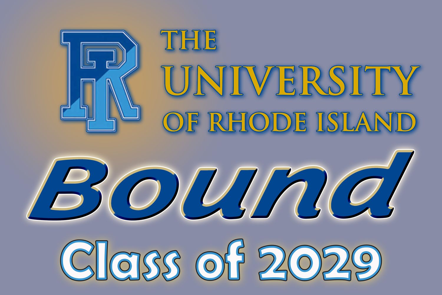 University of Rhode Island Bound Lawn Sign