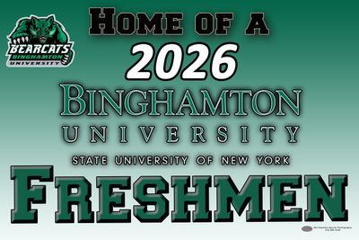 Binghamton University Freshmen Lawn Sign