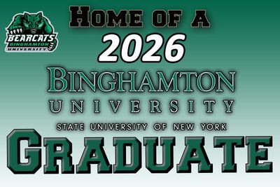 Binghamton University Graduate Lawn Sign