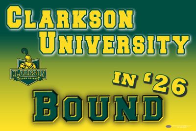 Clarkson University Bound Lawn Sign