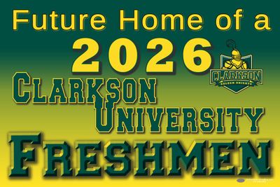 Clarkson University Freshmen Lawn Sign