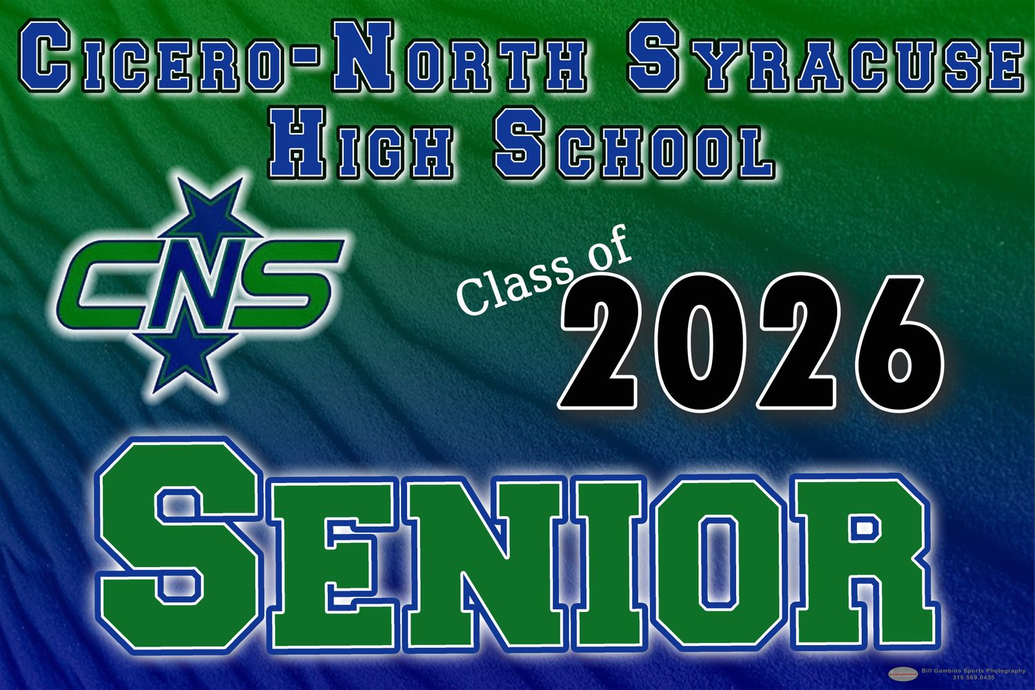 CNS Senior Lawn Sign