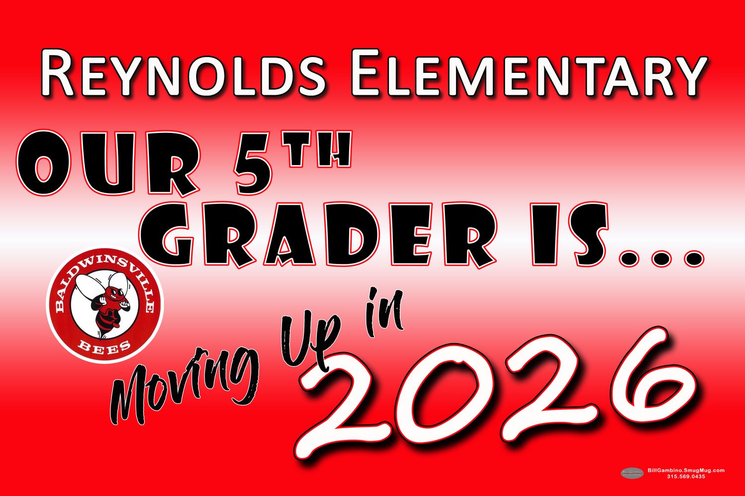 Reynolds Elementary Graduate Lawn Sign