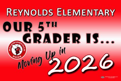 Reynolds Elementary Graduate Lawn Sign