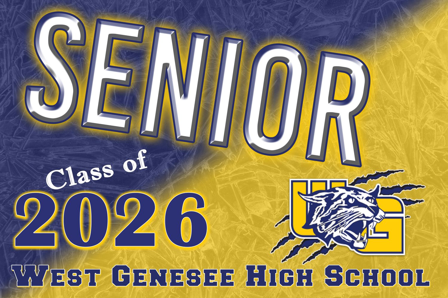 West Genesee Senior Lawn Sign