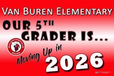 Van Buren Elementary Graduate Lawn Sign