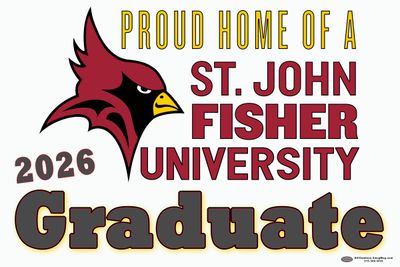 St. John Fisher Graduate Lawn Sign