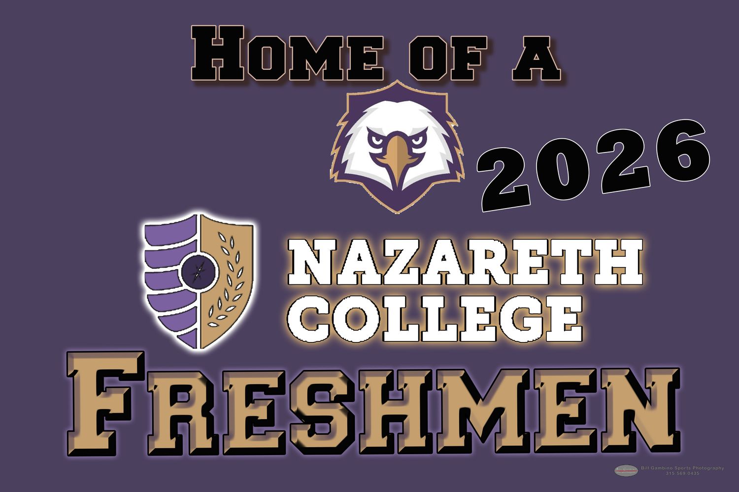 Nazareth College Freshmen Lawn Sign