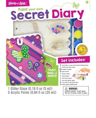 Secret Diary Wood Paint Kit