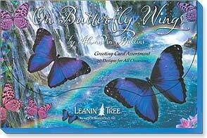On Butterfly Wings by Alixandra Mullin (Boxed Greeted Cards 1 each of 20 designs