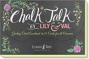 Chalk Talk by Lily & Val (Boxed Greeted Cards 1 each of 20 designs)