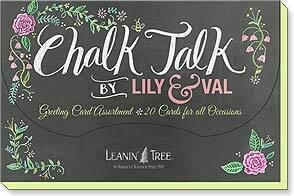 Chalk Talk by Lily &amp; Val (Boxed Greeted Cards 1 each of 20 designs)
