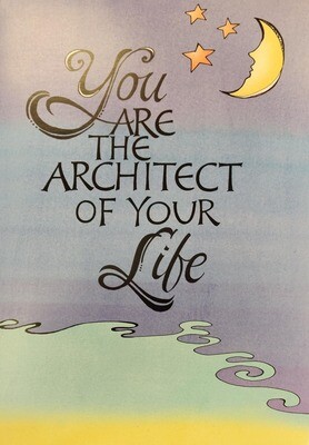 "You are the Architect of Your Life" Graduation Card