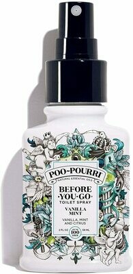 Poo-Pourri Before-You-Go Toilet Spray, Vanilla Mint Scent, 2 oz