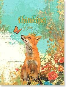 Fox Thinking of You Card