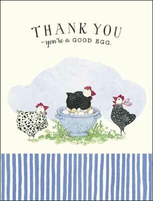 You&#39;re a Good Egg Thank You Card