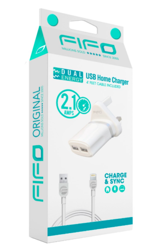 FIFO USB Home Charger for Apple Products