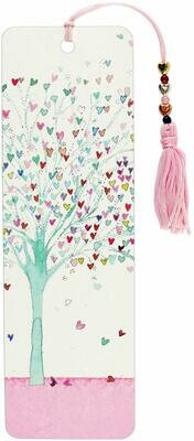 Tree of Hearts Beaded Bookmark