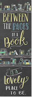 Between the pages of a book is a lovely place to be Bookmark