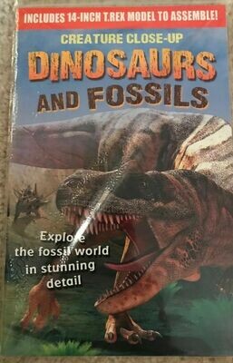 Creature Close-Up: Dinosaurs and Fossils by Douglas Palmer With T Rex Model