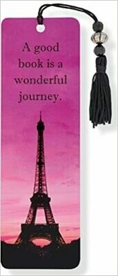 Eiffel Tower Beaded Bookmark