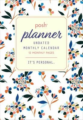 Posh: Undated Monthly Pocket Planner Calendar