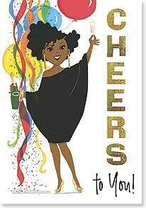 Birthday Card: Here&#39;s to shining like a jewel and living like a Queen!