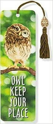 Owl Keep Your Place Beaded Bookmark