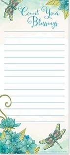 Magnetic List Pad: Count Your Blessings