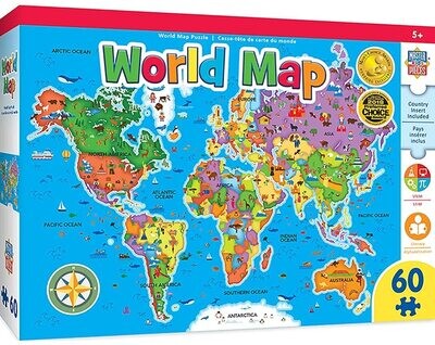 World Map 60 PC Puzzle