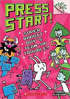 Super Rabbit Boy’s Team-Up Trouble!: A Branches Book (Press Start! #10)  Paperback – by Thomas Flintham