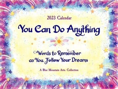 You Can Do Anything (2023 Calendar) 9-x-12 inches