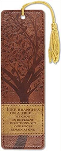 Tree of Life Artisan Bookmark Leather Bound