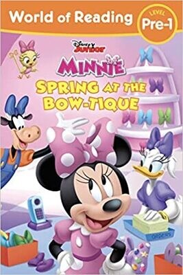 World of Reading Disney Junior Minnie Spring at the Bow-tique (Paperback)