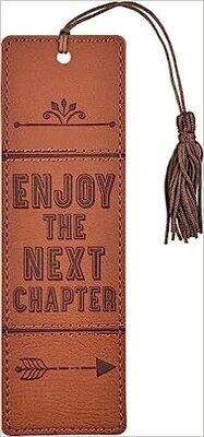 Faux Leather Heat-Debossed Bookmark for Men &amp; Women: On Wings Like Eagles - Isaiah 40:31