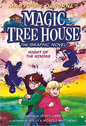 Night of the Ninjas Graphic Novel (Magic Tree House (R)) Paperback- by Jenny Laird