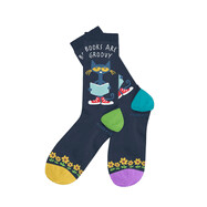 Pete Cat Books Groovy Socks Size: S
