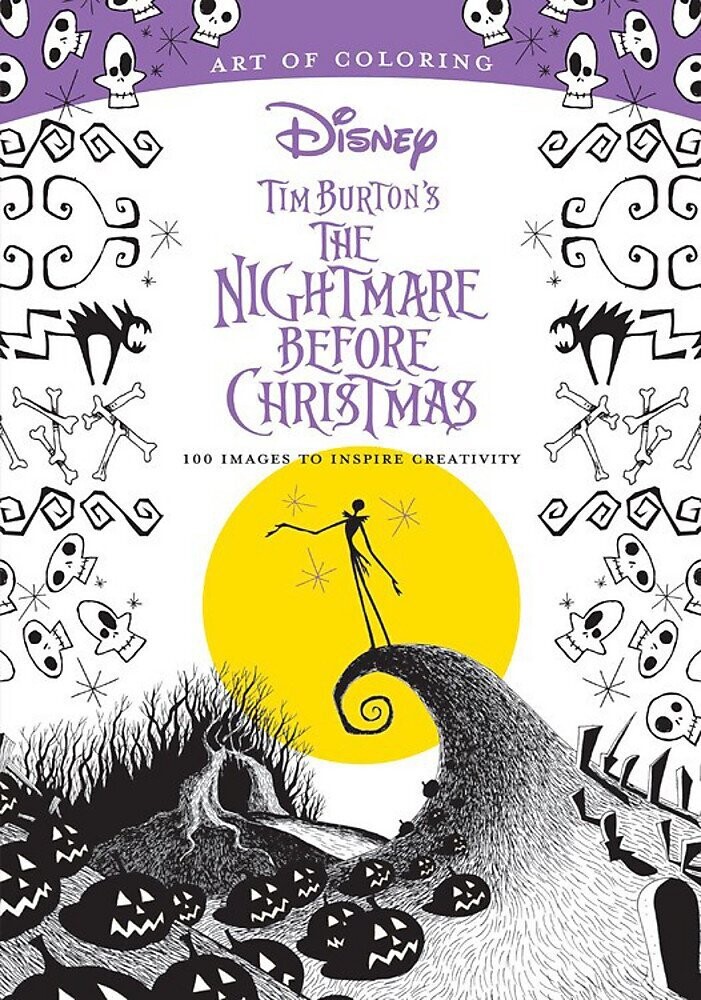 Art of Coloring: Tim Burton's The Nightmare Before Christmas: 100 Images to Inspire Creativity (Paperback)