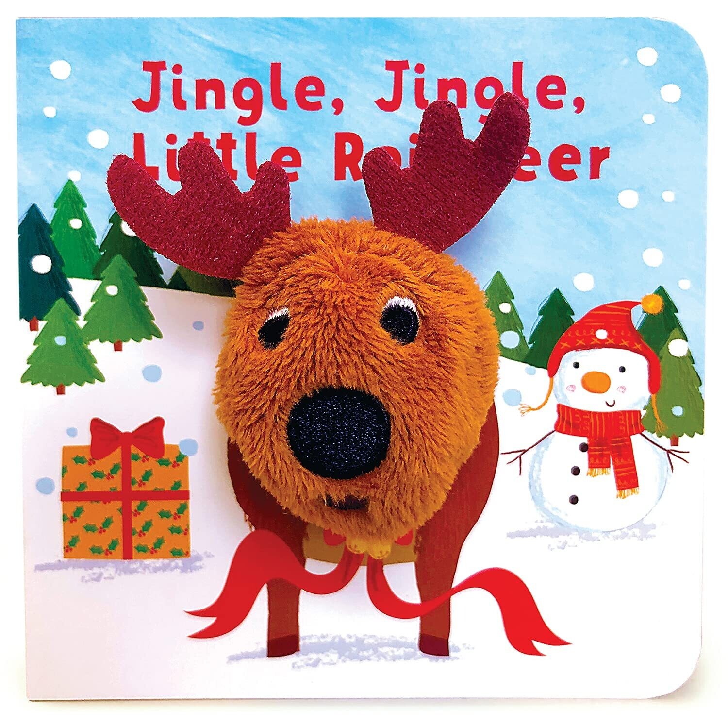Jingle, Jingle, Little Reindeer Finger Puppet Christmas Board