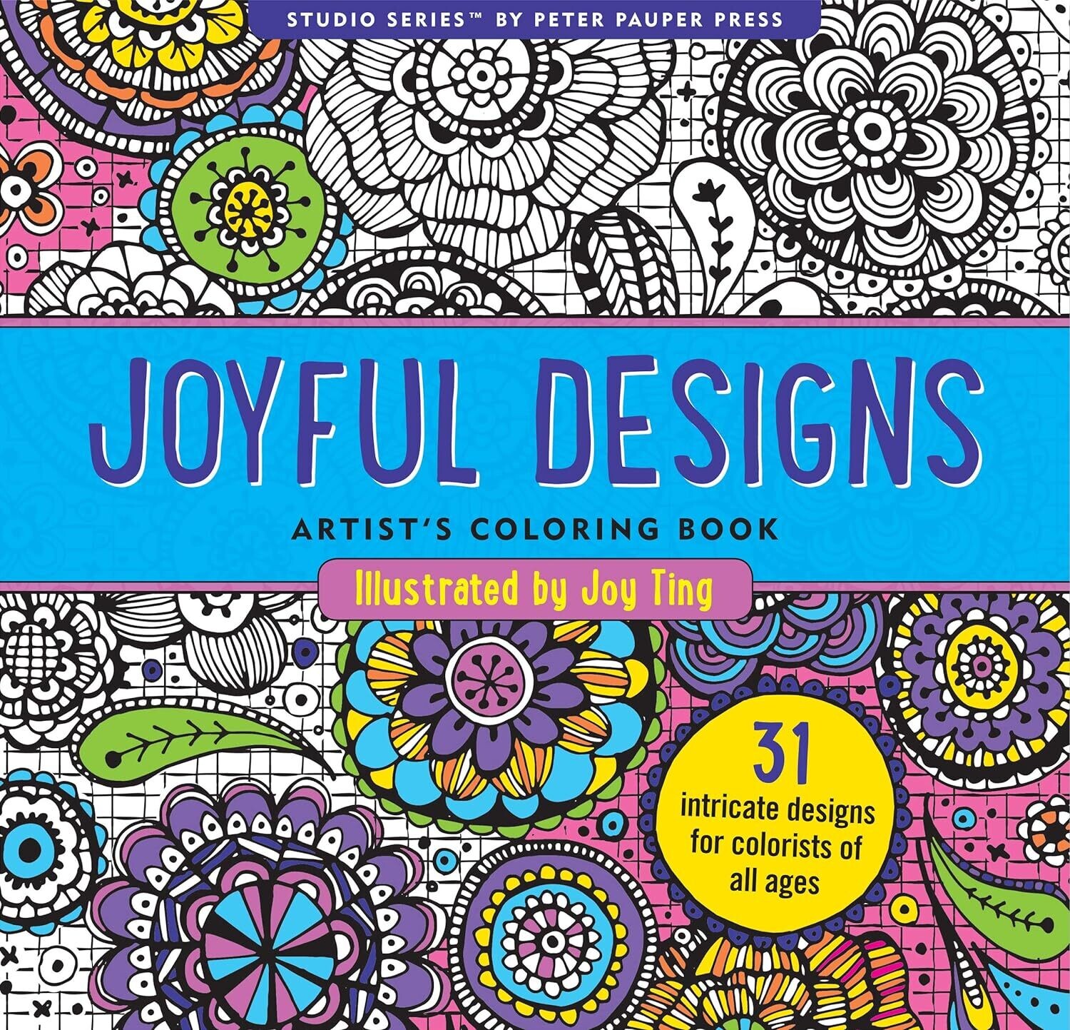 Joyful Designs Adult Coloring Book