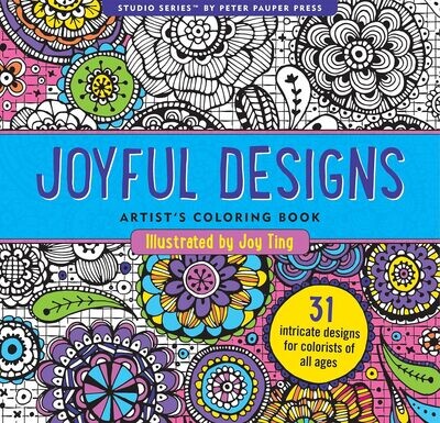 Joyful Designs Adult Coloring Book