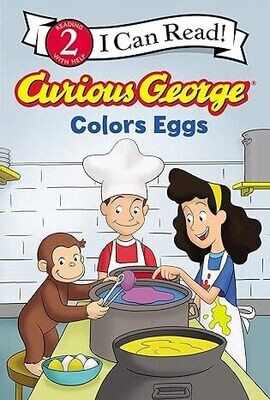 Curious George Colors Eggs (I Can Read Level 2) Paperback – by H. A. Rey