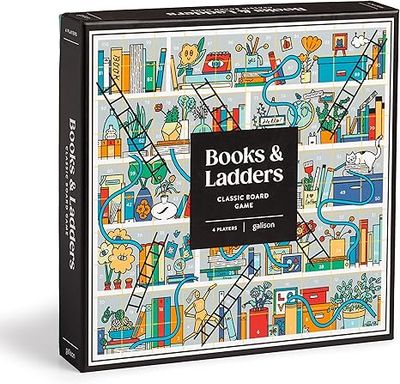 Books and Ladders Classic Board Game