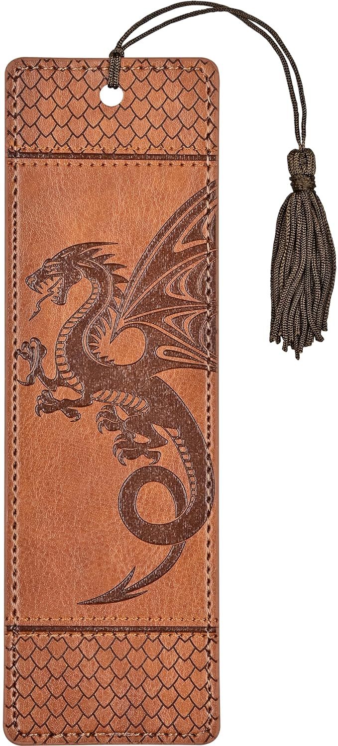 Dragon Artisan Bookmark Leather Bound