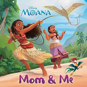 Mom &amp; Me (Disney Moana) (Pictureback) Paperback – Sticker Book,  by Kalikolehua Hurley